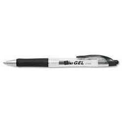 Avery-Dennison eGEL™ Retractable Gel Ink Roller Ball Pen, Medium, 0.7mm Point, Black Ink (AVE49988)