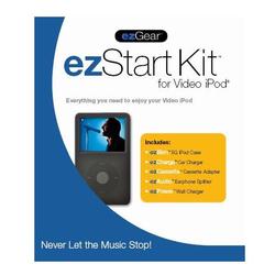 ezGear ezStart Starter Kit for Apple iPod 5G Video 30GB - Onyx Black