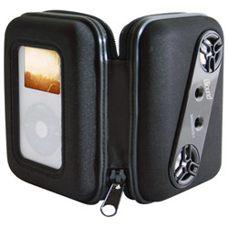 i.SOUND i.Sound Audio Vault Portable Speakers/Case Combo for iPod (DGIPOD-372)
