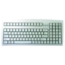 IONE iOne Scorpius 2K compact 1U rackmount keyboard PS/2 white