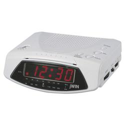 JWIN jWIN AM/FM Clock Radio - LED