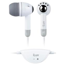 Iluv jWIN iLuv i301WHT Ultra Lightweight Earphone - - White (I301WHT)