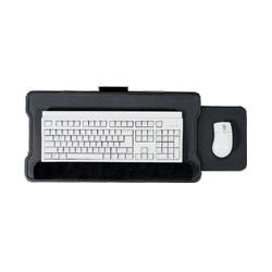 Ergonomic Concepts keyboard platform with mouse pad, 22 x12 x5 , black (ECIECI800)