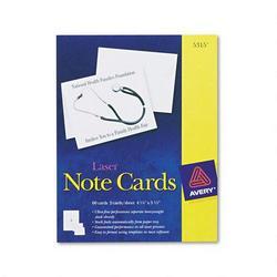 Avery-Dennison laser cards with envelopes, 4-1/4 x5-1/2 , 60/bx, white (AVE05315)