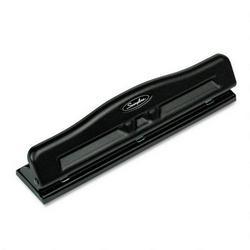 Swingline/Acco Brands Inc. 11 Sheet Commercial Adjustable 3 Hole Punch, 9/32 Dia. Hole, Black