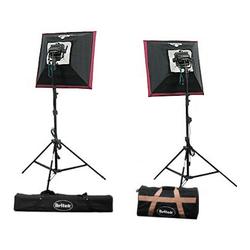 Britek 1300w Halogen Light Kit with Softboxes