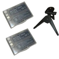 HQRP 2 Pack Li-Ion EN-EL3E ENEL3E BATTERY for Nikon D200, D80, D100, D70s, D70, D50 Digital Camera + Trip