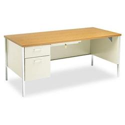 HON 34000 Series Metal L Workstation Left Pedestal Desk (HON34974LML)