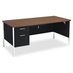 HON 34000 Series Metal L Workstation Left Pedestal Desk (HON34974LWP)