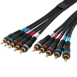 Eforcity 5 RCA Component Audio Video Cable, 6 ft by Eforcity