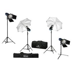 Britek 600 w/s Flash Light Kit with 4 strobes