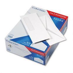 Westvaco #9 Poly Klear® Single Window Envelopes, Regular, 3 7/8 x 8 7/8, 500/Box