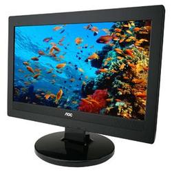 Envision AOC 519SW Widescreen LCD Monitor - 15 - 1280 x 720 @ 75Hz - 16:9 - 8ms - 0.258mm - 1500:1 - Black