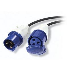 AMERICAN POWER CONVERSION APC 3-Wire Power Extension Cable - 230V AC - 16A - 94.49