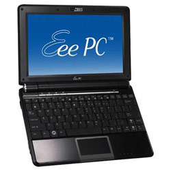 ASUS - EEEPC ASUS Eee PC 1000 10 Netbook Intel Atom CPU, 1GB, 40GB Solid State Drive SSD, Webcam, Linux OS (Fine Ebony)