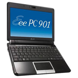 ASUS - EEEPC ASUS Eee PC 901 8.9 Netbook, Intel Atom CPU, 1GB RAM, 20GB Solid State Drive, Wireless 802.11b/g/n, Bluetooth, Webcam, Linux OS Preloaded, Fine Ebony