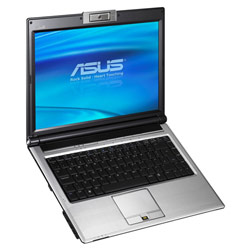 Asus ASUS F8Va-C1 14.1 Notebook PC Intel Core 2 Duo T9400 2.53GHz / 4GB RAM / 320GB Hard Drive / ATI Radeon HD3650 / DVD R/RW Drive / 802.11AGN Wireless / Bluetooth
