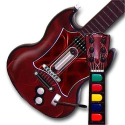 WraptorSkinz Abstract 01 Red TM Skin fits All PS2 SG Guitars Controllers (GUITAR NOT INCLUDED)s