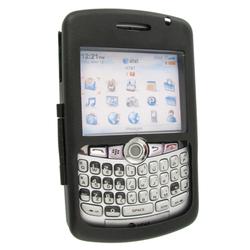 Eforcity Aluminum Case w/ Belt Clip for Blackberry Curve 8300, Black by Eforcity