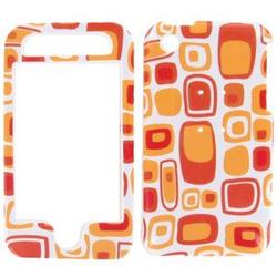 Wireless Emporium, Inc. Apple iPhone 3G Orange Boxes Snap-On Protector Case