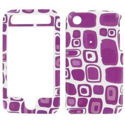 Wireless Emporium, Inc. Apple iPhone 3G Purple Boxes Snap-On Protector Case