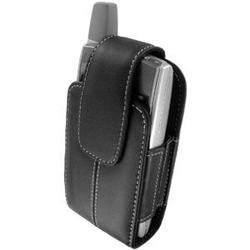 Wireless Emporium, Inc. Axiom Black Vertical Leather Case for HTC Touch Dual