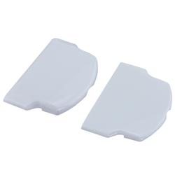 Eforcity Battery Door Set [Slim & Extended] for Sony PSP Slim 2000, White