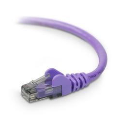 BELKIN COMPONENTS Belkin Cat. 6 High Performance UTP Patch Cable - 1 x RJ-45 - 1 x RJ-45 - 14ft - Purple