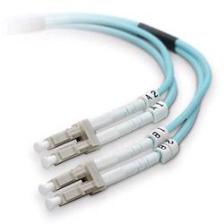 BELKIN CABLES Belkin Fiber Optic Patch Cable - 2 x LC - 2 x LC - 49.21ft - Aqua