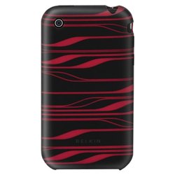 Belkin Silicone Sleeve for iPhone 3G - Black/Infrared
