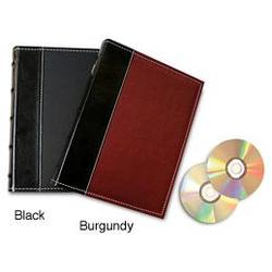Bellagio-Italia CD/DVD/Blu-Ray Binder Storage System (Burgundy + 1 Insert Pack)