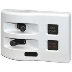 Blue Sea System Blue Sea 4312 WeatherDeck Water Resistant Fuse Panel - 2 Position - White