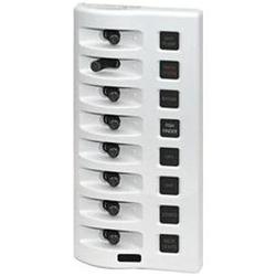 Blue Sea System Blue Sea 4318 WeatherDeck Water Resistant Fuse Panel - 8 Position - White