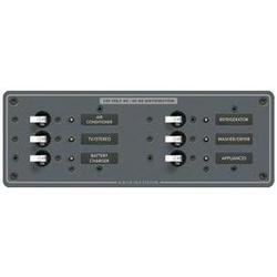 Blue Sea System Blue Sea 8097 AC 6 Position Toggle Circuit Breaker Panel (White Switches)