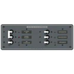 Blue Sea System Blue Sea 8099 AC Main +4 Positions Toggle Circuit Breaker Panel (White Switches)