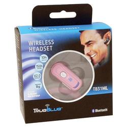 TrueBlue Wireless Bluetooth Headset Pink