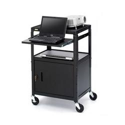 BRETFORD MANUFACTURING Bretford CA2642NS-E5 Multipurpose Cart with Cabinet - Black