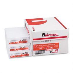 Universal Office Products Bright White Multipurpose Copy Paper, 20 lb., 8 1/2x14, 10 Reams/Carton