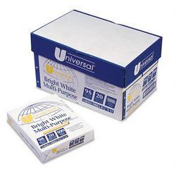 Universal Office Products Bright White Multipurpose Copy Paper, 3 Hole Punched, 8 1/2x11, 10 Reams/Carton