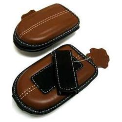 Wireless Emporium, Inc. Brown Premium Cowhide Pouch for Motorola RAZR VE20