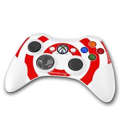 WraptorSkinz Bullseye Red and White Skin by TM fits XBOX 360 Wireless Controller (CONTROLLER NOT INC