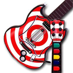 WraptorSkinz Bullseye Red and White TM Skin fits All PS2 SG Guitars Controllers (GUITAR NOT INCLUDED