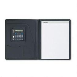 Samsill Corporation C.E.O.™ Calculator Pad Holder, Monthly Planner, Letter Size, incl./Pad, Black
