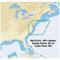 C-MAP USA C-Map Na-C314 C-Card Format Sandy Hook - Cape Fear Bathy