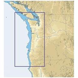 C-MAP USA C-Map Na-C606 C-Card Format Coos Bay - Puget Snd Bathy