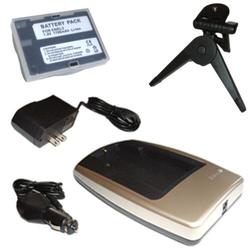 HQRP {COMBO} Charger + Li-Ion EN-EL3 ENEL3 BATTERY for Nikon D100, D70, D70s, D50 Digital Camera + Tripod