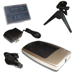 HQRP {COMBO} Charger & Premium Battery for Nikon D300 Digital Camera + Tripod