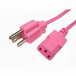 CABLES UNLIMITED Cables Unlimited KaBLING Pink 6ft PC Power Cord - 125V AC - 10A - 6ft - Pink