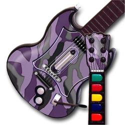 WraptorSkinz Camouflage Purple TM Skin fits All PS2 SG Guitars Controllers (GUITAR NOT INCLUDED)s