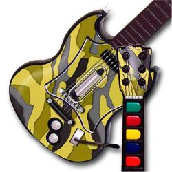 WraptorSkinz Camouflage Yellow TM Skin fits All PS2 SG Guitars Controllers (GUITAR NOT INCLUDED)s